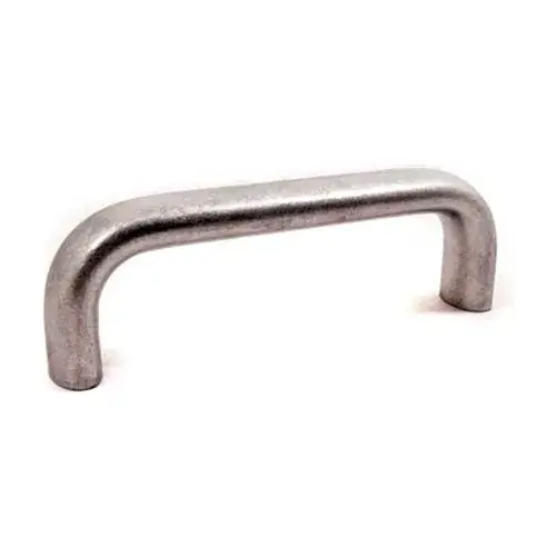Place Order J.W. Winco Aluminum Cabinet U-Handle - 6.81"L x 0.79" Dia Bright Tumbled 1/4-20 Tapped Thread