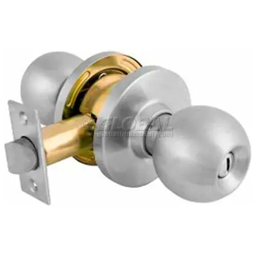 Master Lock® Commercial Cylindrical Lockset Ball Knob, Privacy, Brushed Chrome Buy Direct