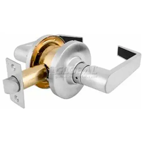 Bargain Master Lock® Commercial Cylindrical Lockset Lever, Privacy, Brushed Chrome
