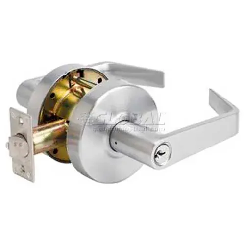 Grab Now Master Lock® Heavy Duty Classroom Lever W/O BumpStop, Brushed Chrome