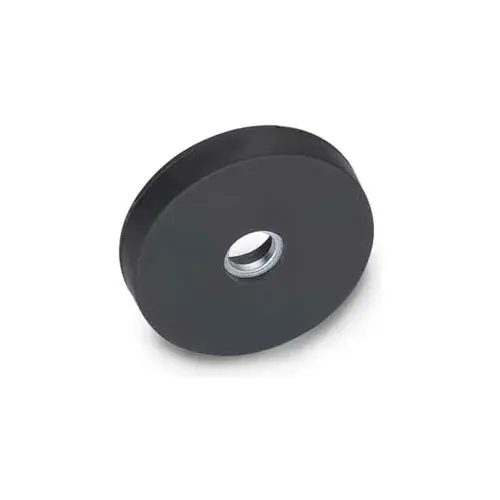 Factory Price Retaining Magnet Assembly w/ Thru Hole and Rubber Jacket - .87" Dia. Zinc Plated Steel