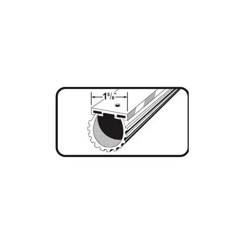 M-D Universal Aluminum & Rubber Garage Door Bottom, 87668, Black, 18‘ Bargain