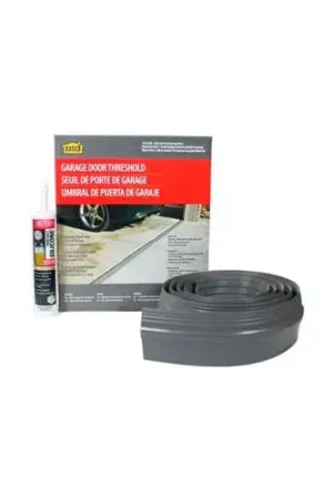 Hot Picks M-D Garage Door Threshold Kit, 50100, Gray, 10‘ Long for Single Door