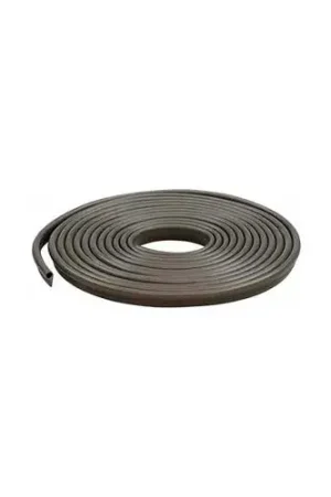Bargain M-D Vinyl Gasket Weatherstrip, 78196, Brown, 1/2" x 17‘ (Fits 1 Door)