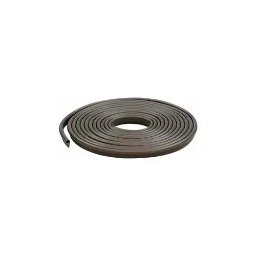 Bargain M-D Vinyl Gasket Weatherstrip, 78196, Brown, 1/2" x 17‘ (Fits 1 Door)