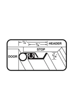 M-D Universal Door Jamb Weatherstrip 3 Piece Kit, 01271, Brite Gold, includes hardware for install Authentic