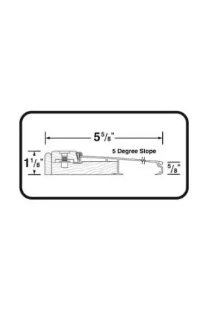 M-D TH394 Adjustable Alum & Hardwood Sill - Inswing, 78600, 36", Silver Discount
