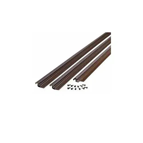 Fast Shipping M-D Compression Weatherstrip W/Aluminum Stop Door Jamb Kit, 87783, Bronze