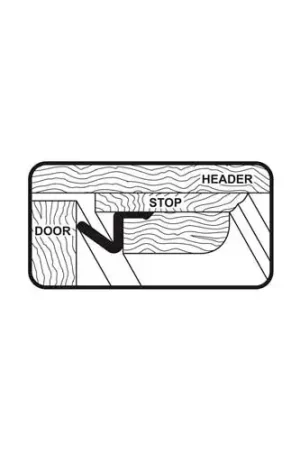 Weekend Sale M-D Compression Weatherstrip W/Aluminum Stop Door Jamb Kit, 91850, White
