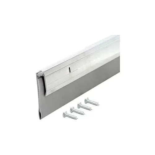 Hot Picks M-D Deluxe Aluminum & Vinyl Door Sweep, 05389, Silver, 36"