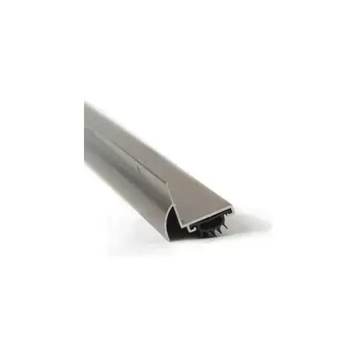 M-D L-Shaped Door Bottom W/Drip Cap & Vinyl Insert, 25706, Satin Nickel, 36" Hot Deal
