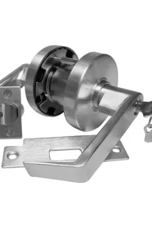 Certified Leverset W/ Single Step Roses Entry Lock - Dull Chrome Keyed To Bitting U - Pkg Qty 2