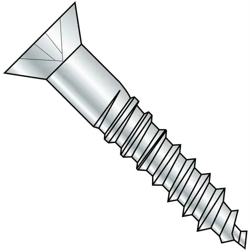 Secure Checkout 8X1 1/2 Phillips Flat Head with Nibs Deep Thread Wood Screw Type 17 2/3 Thread Black Ox0 5500 pcs