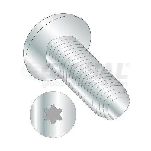 M2.5-0.45X5 Din 7500 C E Pan 6 Lobe Recess Thread Rolling Screw Full Thread Zinc Bake Wax 1500 pcs Hot Picks