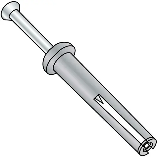1/4X1 1/4 Mushroom Head Hammer Drive Anchor Zinc, Pkg of 100 Fast Shipping