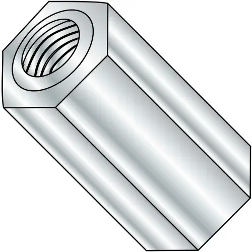 Latest 6-32X1/2 One Quarter Hex Female Standoff Brass Nickel, Pkg of 500