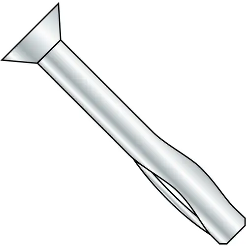 1/4X1 1/2 Flat Head Split Drive Anchor Zinc, Pkg of 100 Buy Online