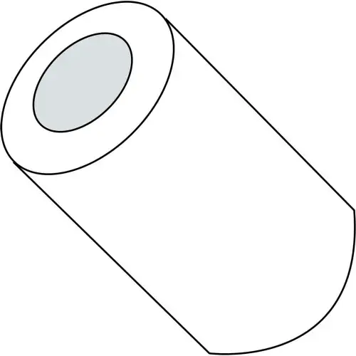 14 x 1 One Half Round Spacer Nylon - Pkg of 1000 Premium