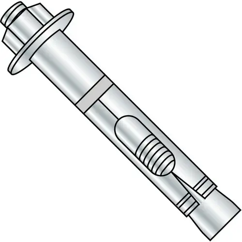 1/2X6 Hex nut Sleeve Anchor Zinc, Pkg of 10 Hassle-Free Returns