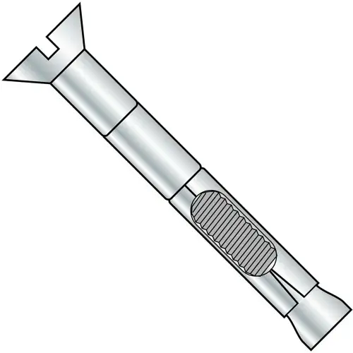 Buy Direct 1/4X3 Flat Head Sleeve Anchor Zinc, Pkg of 100