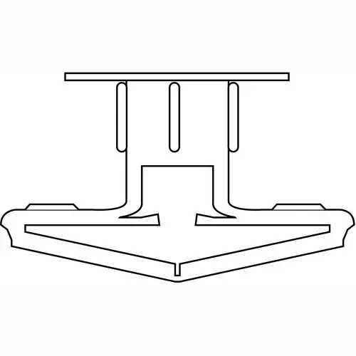 1/2 PLastic Toggle Polypropylene, Pkg of 100 - Pkg Qty 10 Place Order