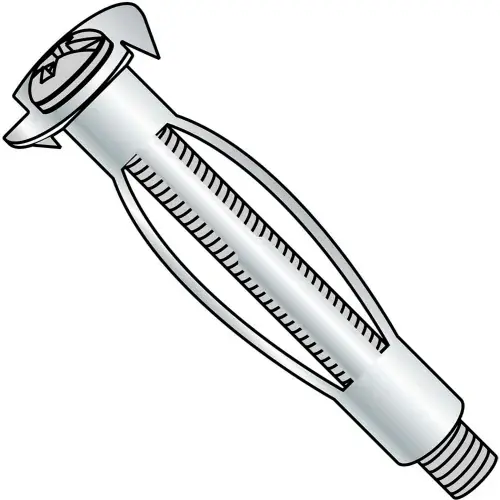 Special Discount 3/16 LONG Long Hollow Wall Anchor Zinc, Pkg of 50