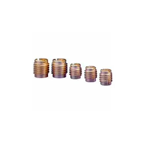 Deal M8-1.25 Insert For Hard Wood - Brass - 400-M8 - Pkg Qty 10