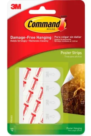 Big Sale 3M Command™ Poster Strips, White, 12/Pack