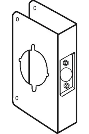 Best Seller Don Jo 5K-CW-S Wrap Around For Installing the Marks Levers, 2-3/4"Backset, Stainless Steel