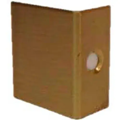 Don't Miss Out Don Jo AP 34-605 Door Flip Guard, 1"x1"x1/2", Polish Brass - Pkg Qty 100