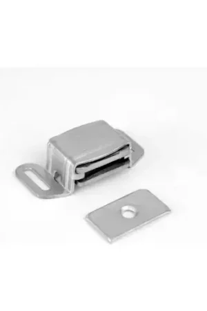 Don Jo 1720-605 Magnetic Latch, 2-1/16"x1-1/8"x5/8", Polish Brass - Pkg Qty 10 While Supplies Last