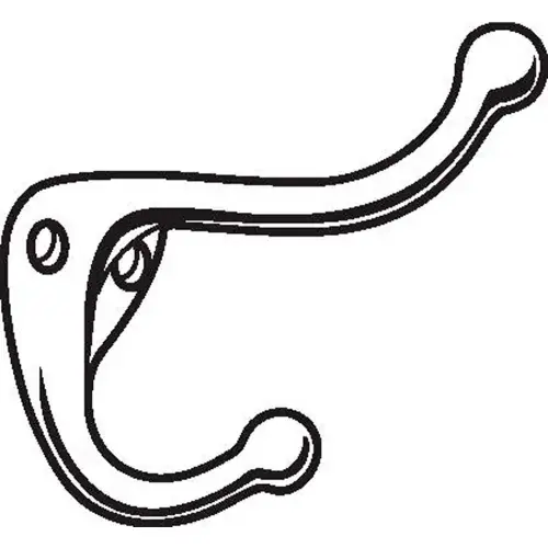 Don Jo 300-605 Coat Hooks, Polish Brass - Pkg Qty 20 Must Have