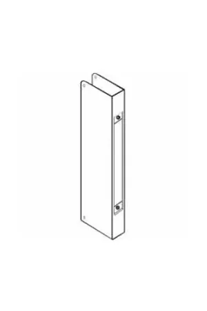 Premium Don Jo 504-CW-S Mortise Lock Wrap Around Plate For 86 Cut-Out, Stainless Steel