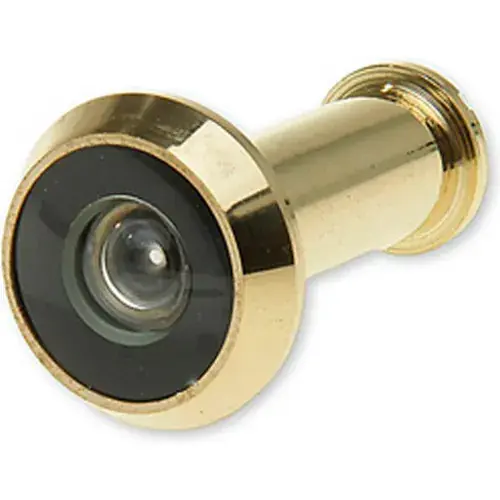 Shop Now Don Jo DV 180-605 Door Viewer, 180°, 9/16"Installation Hole, Polish Brass - Pkg Qty 10