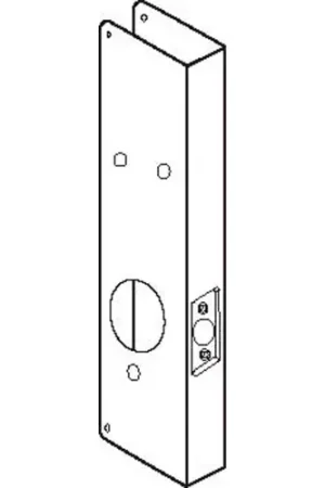 Premium Don Jo E2000 CW-10B Wrap Around For Kaba/Simplex 1000, E-2000, 4000&5000 Series, 5"x15", ORB
