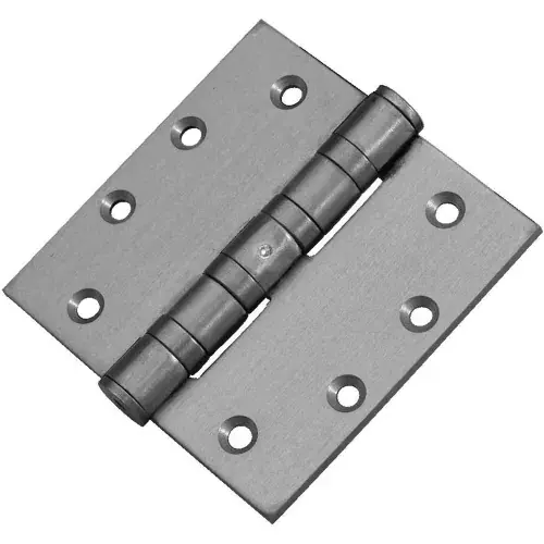Special Discount Don Jo HWBB95045-630 Full Mortise Ball Bearing Template Hinge, 5"x4-1/2", 0.18 Gauge, SS - Pkg Qty 3