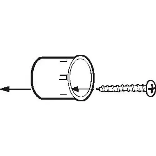 Don Jo TS 100-CP Thimble Strike, 1"Dia, Chrome Plated - Pkg Qty 10 Don't Miss Out