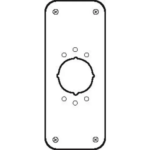Don Jo RP 13509 2-630 2 Remodeler Plate, 3-1/2"x9", .032 thick, Stainless Steel - Pkg Qty 10 Secure Checkout