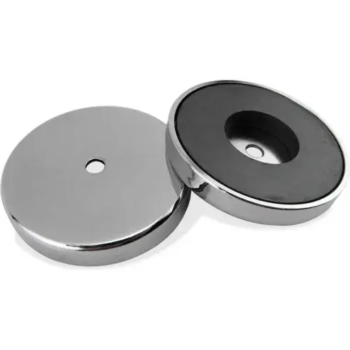 Trusted Brand Master Magnetics Ceramic Round Base Magnet RB70CBX - 65 Lbs. Pull - Pkg Qty 25