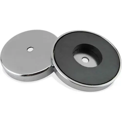 Buy Today Master Magnetics Ceramic Round Base Magnet RB100CBX - 200 Lbs. Pull - Pkg Qty 12