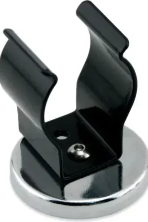 Master Magnetics Ceramic Clip-It Magnet RB50BNCC w/Attached Black Clip 35 Lbs. Pull Chrome Plating Don't Miss Out