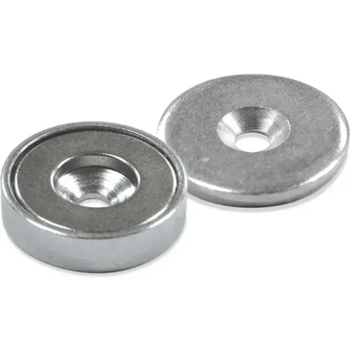 Holiday Sale Master Magnetics Neodymium Latch Magnet NMLKIT5 - 30 Lbs. Pull Nickel - Chrome Plating - Pkg Qty 25