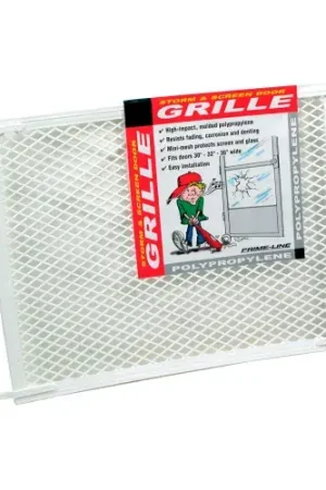 Prime-Line PL 15517 - Screen & Storm Door Grille, 34-1/2", Plastic, White Buy Today