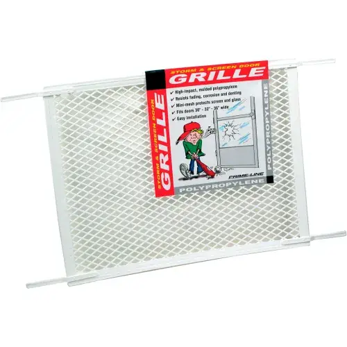 Prime-Line PL 15517 - Screen & Storm Door Grille, 34-1/2", Plastic, White Buy Today