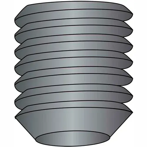 Last Chance Socket Set Screw - 10-32 x 3/16" - Cup Point - Steel Alloy - Thermal Black Oxide - UNF, Pack of 100