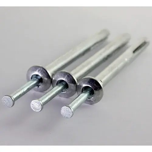 New Arrival Hammer Drive Anchor - 1/4" x 1" - Mushroom Head - Alloy Steel - Zinc , Pack of 100