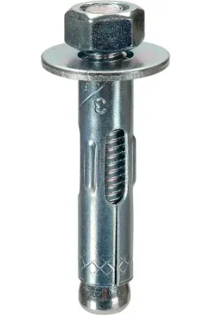Sleeve Anchor - 3/8 x 1-7/8" - Hex Nut w/ Washer - Steel - Zinc CR+3, Pack of 50 Last Chance