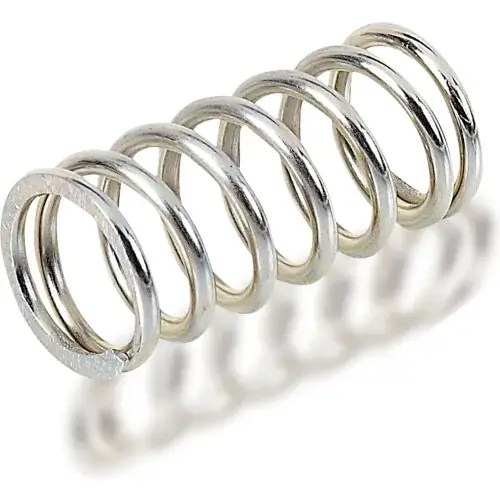 Best Choice Compression Spring - 0.845 OD x .072 Wire Dia. - Music Wire - Zinc - USA - Pkg of 5 - Gardner 36590G