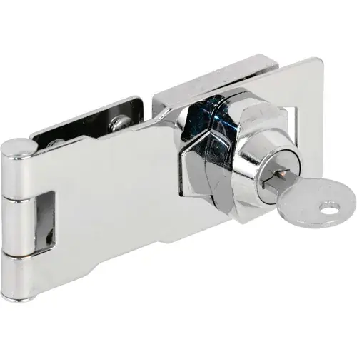 Prime-Line® Keyed Hasp, U 9951, 4"W, Chrome Plated Flash Sale