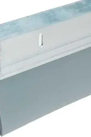 Frost King Extra Wide Heavy Duty Aluminum And Vinyl Door Sweep, Silver - Pkg Qty 12 Best Seller